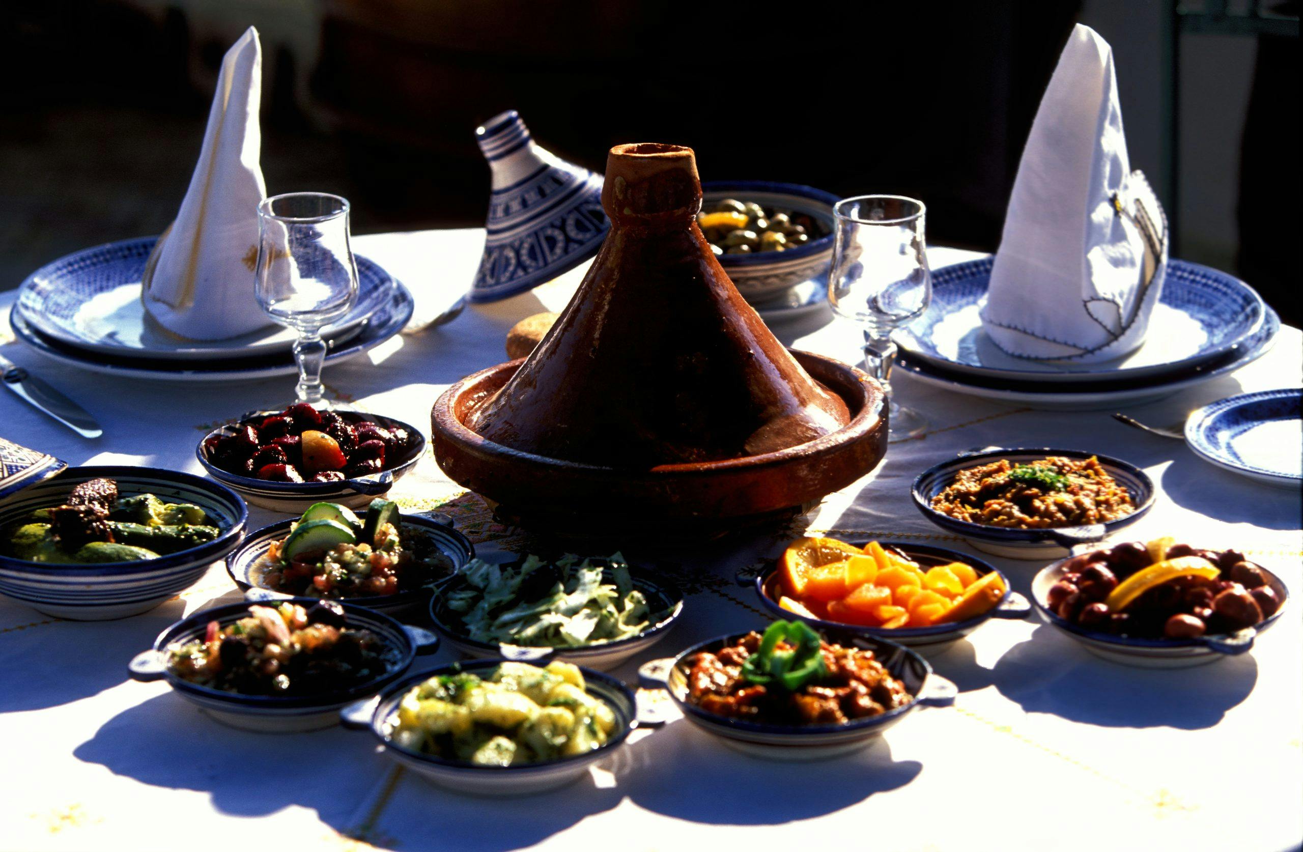 MMM: Er du glad i god mat, er Marrakech stedet! Mat med tajine.
